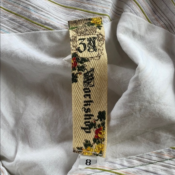 COPY - Vintage Johnny was asymmetrical cotton skirt - Picture 4 of 6